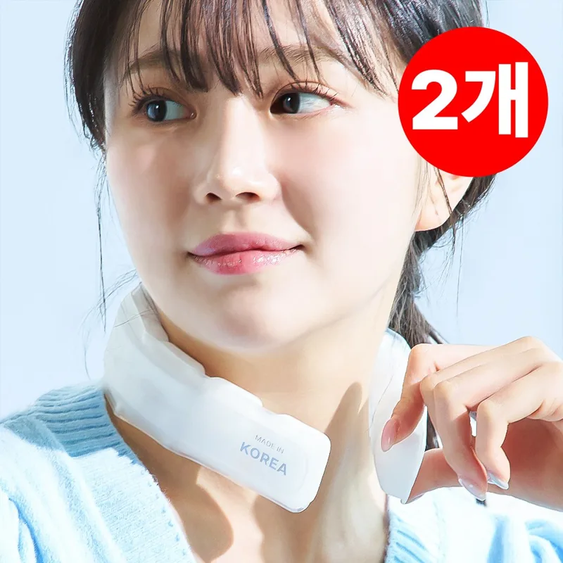 라이프리듬 여름 아이스 쿨링 넥쿨러 넥밴드, 1개, 블루